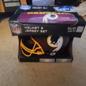 NFL Washington Redskins Jersey and Helmet set